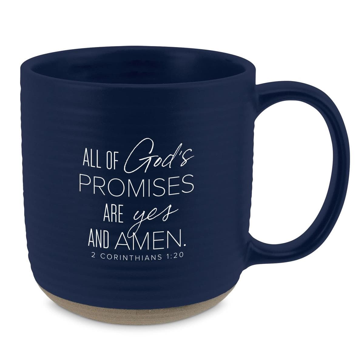 AMEN I WILL HELP BLUE 20 OZ COFFEE MUG, picture 2