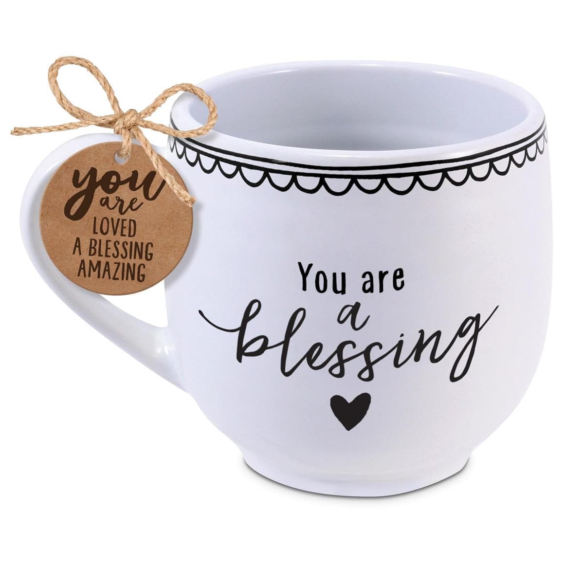YOU ARE BLESSING 18OZ ARTISAN DOODLES MUG