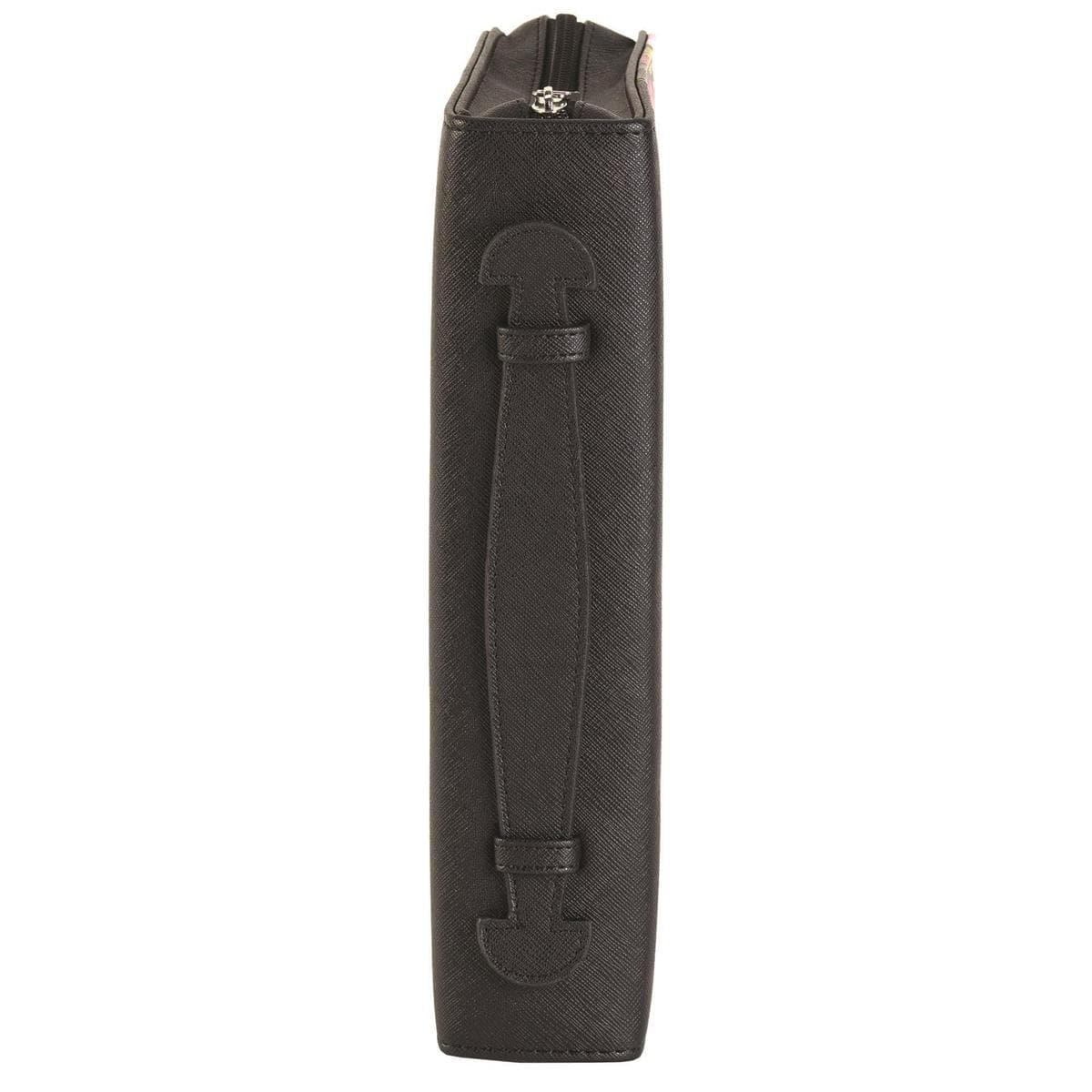 "LOVE NEVER FAILS' BLACK XL BIBLE CASE, picture 3