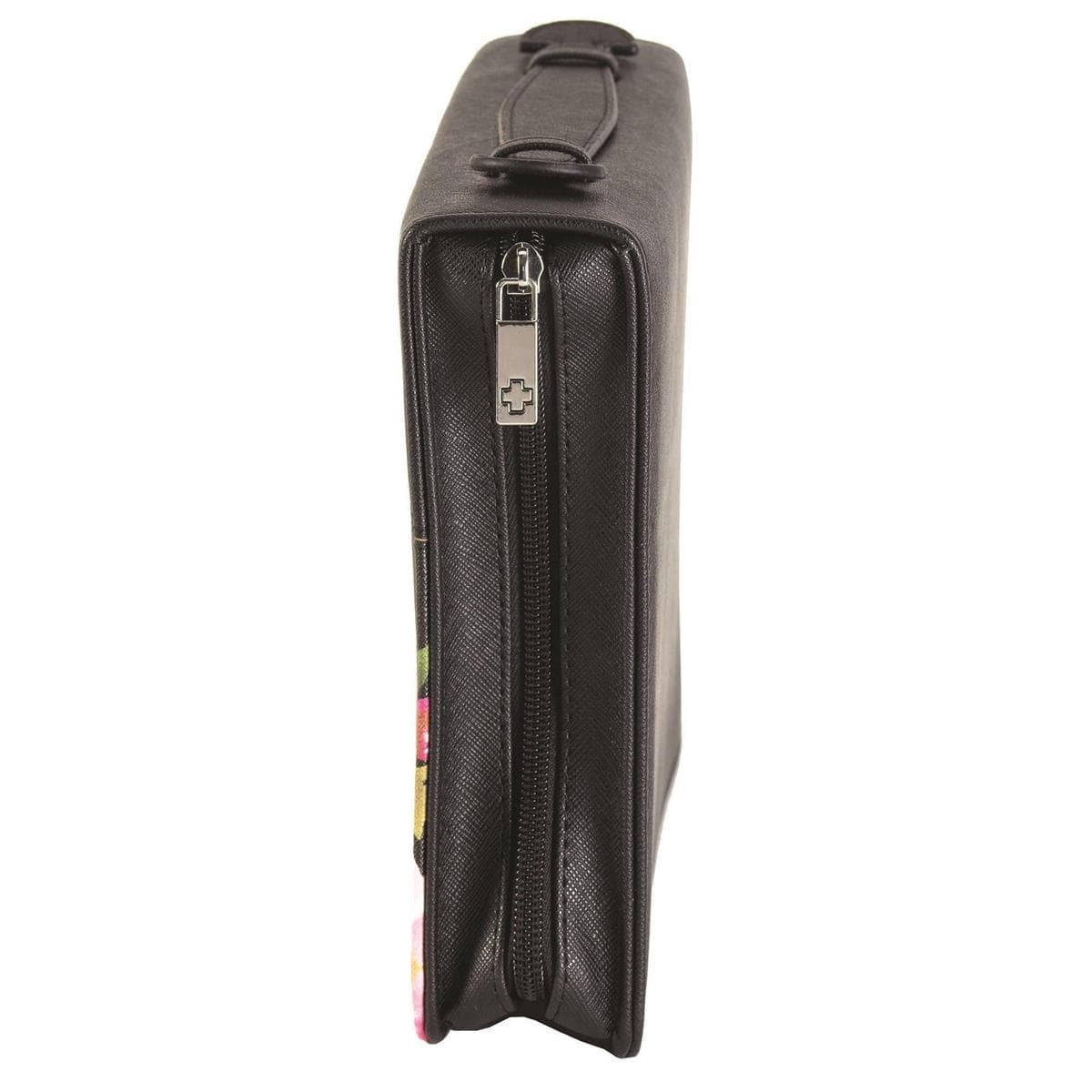 "LOVE NEVER FAILS' BLACK XL BIBLE CASE, picture 4
