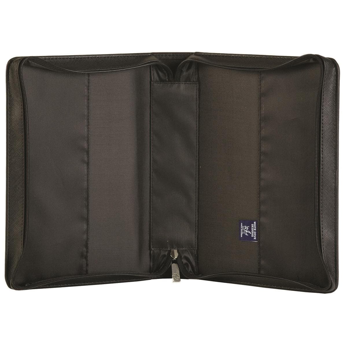 "LOVE NEVER FAILS' BLACK XL BIBLE CASE, picture 5
