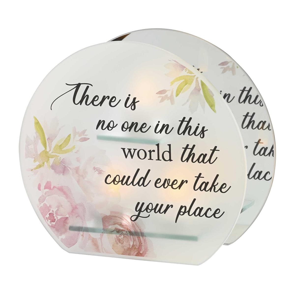 THERE IS NO ONE IN THIS WORLD TEALIGHT CANDLE HOLDER