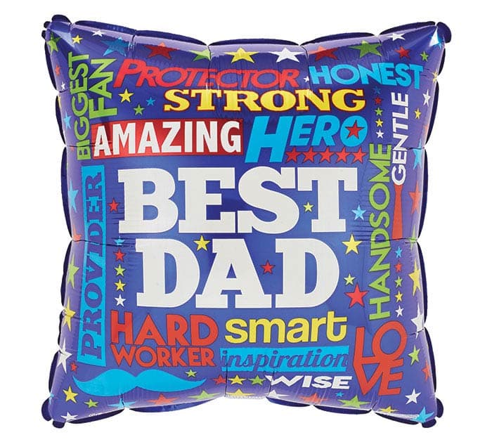 17"DAD MR DAD ON SQUARE