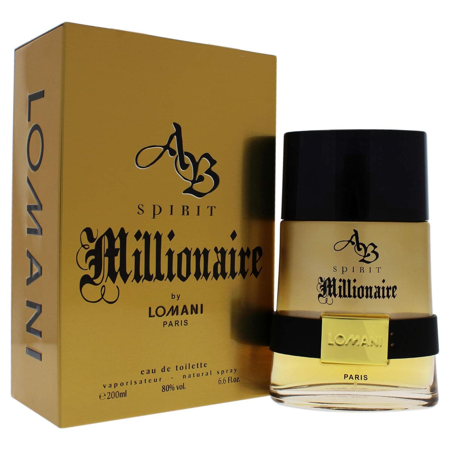 Lomani Ab Spirit Millionaire By Lomani for Men - 6.6 Fl. Oz Edt Spray, Brown