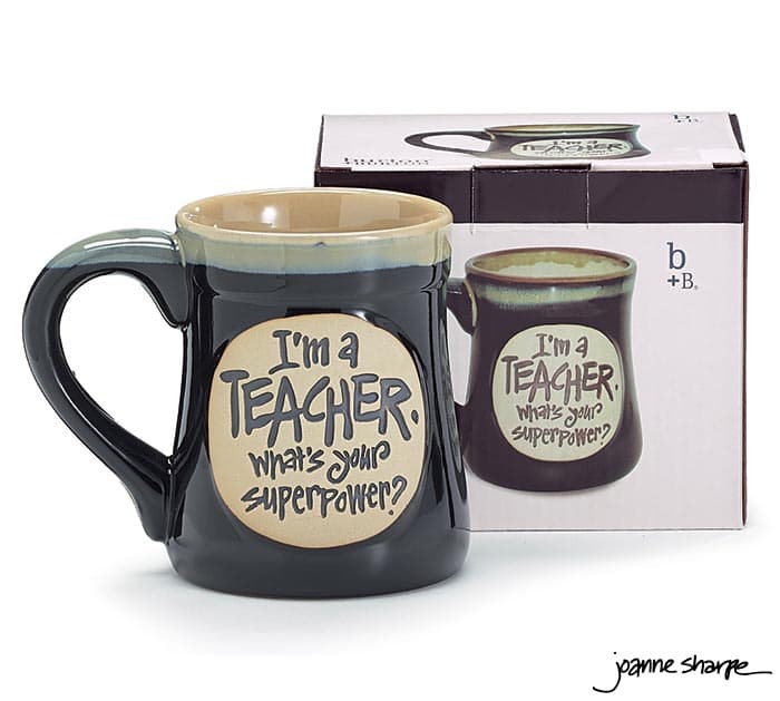 TEACHER SUPERPOWER PORCELAIN MUG, picture 2