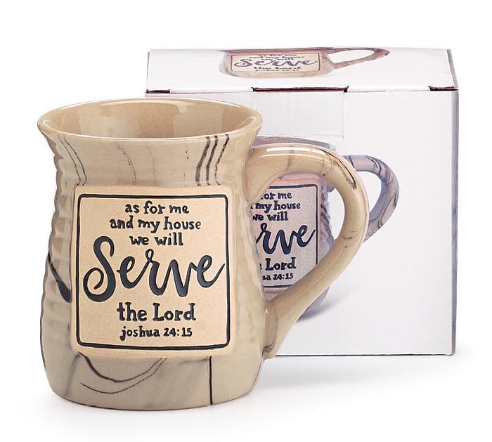 AS FOR ME AND MY HOUSE WE WILL SERVE MUG, picture 2