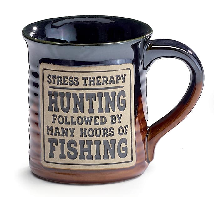 STRESS THERAPY HUNTING/FISHING MUG