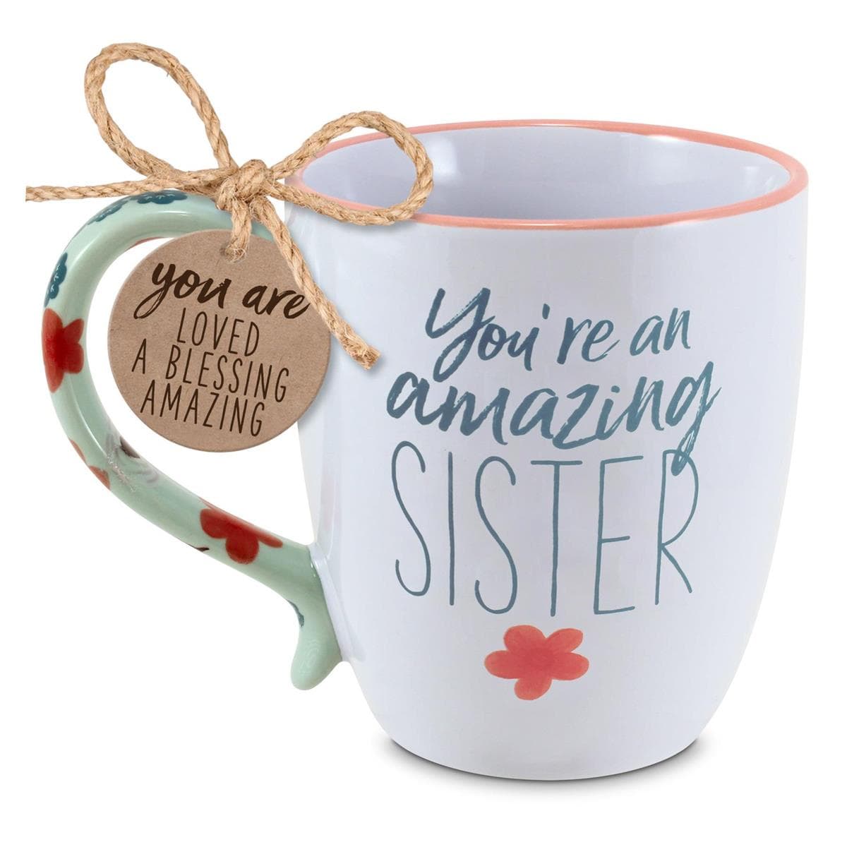 SISTER TOUCH OF FLORAL 19OZ COFFEE CUP