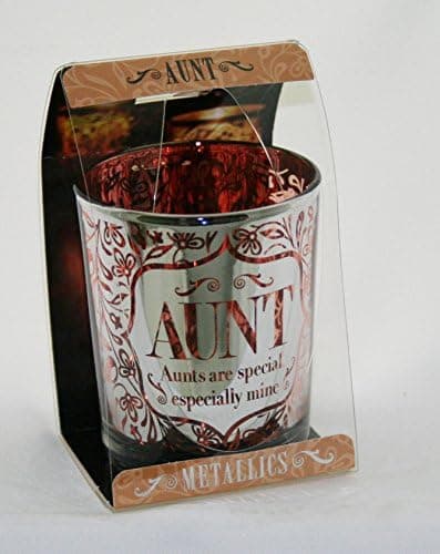 Aunt Metallic Candle Holder/ Shotglass
