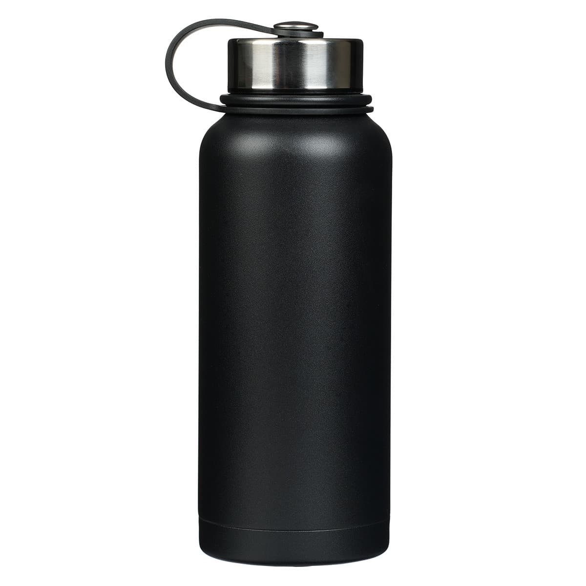 Trust in the Lord - Proverbs 3:5 Black Stainless Steel Water Bottle, picture 2