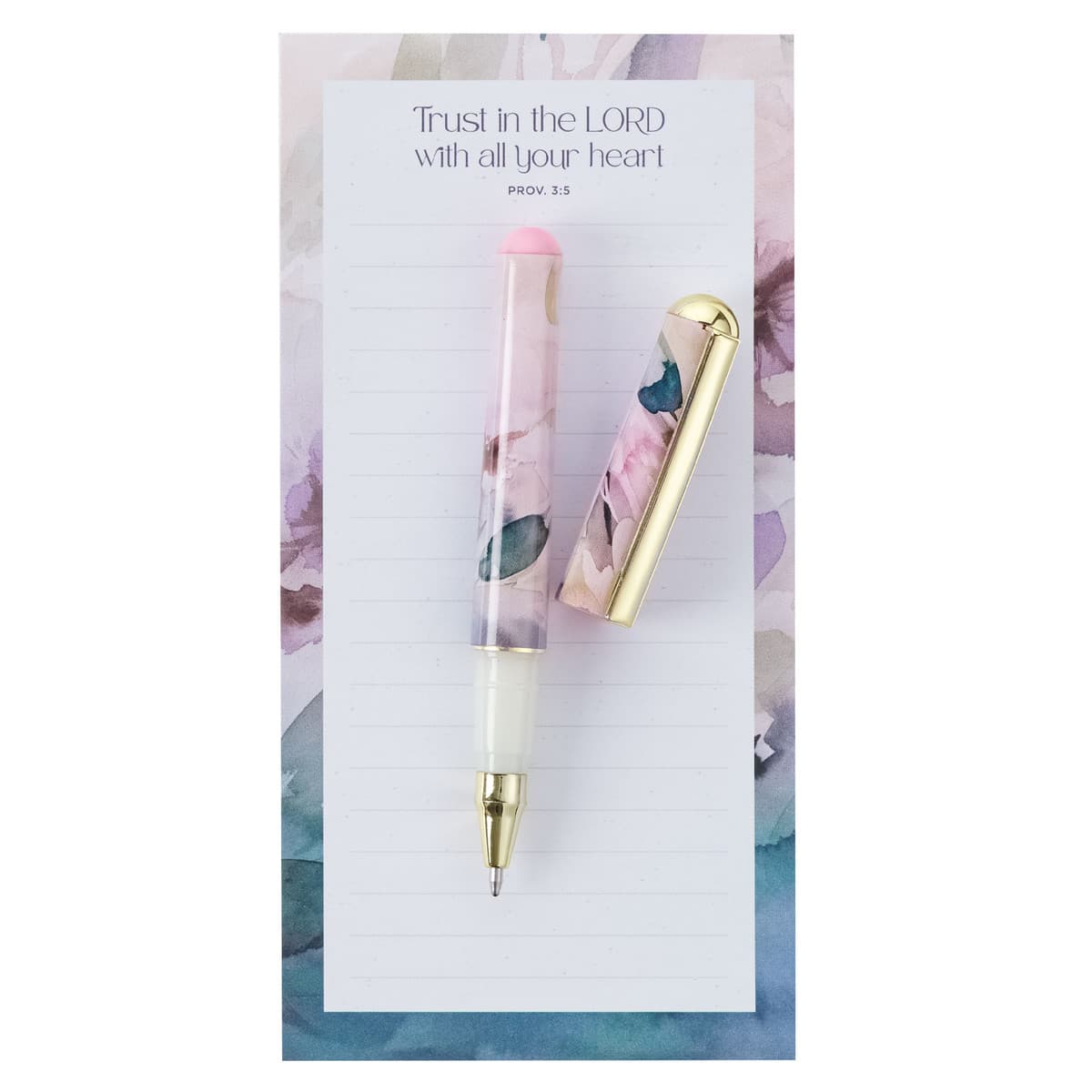 Trust in the Lord - Proverbs 3:5 Magnetic Notepad and Pen Gift Set, picture 3