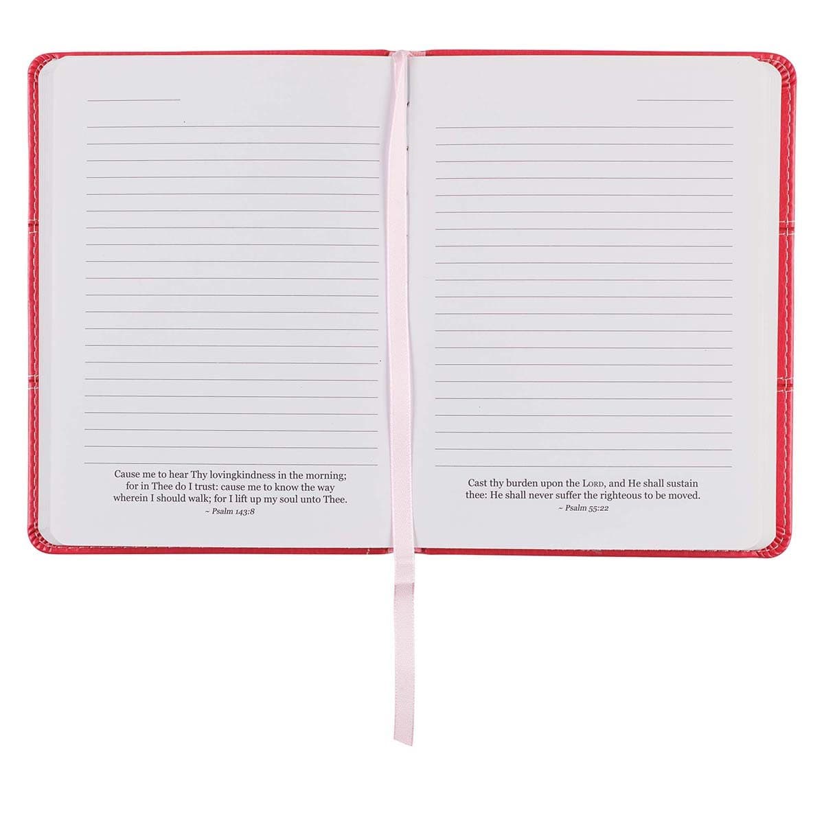 With God All Things Are Possible - Matthew 19:26 Fuchsia Pink Faux Leather Handy-sized Journal, picture 5