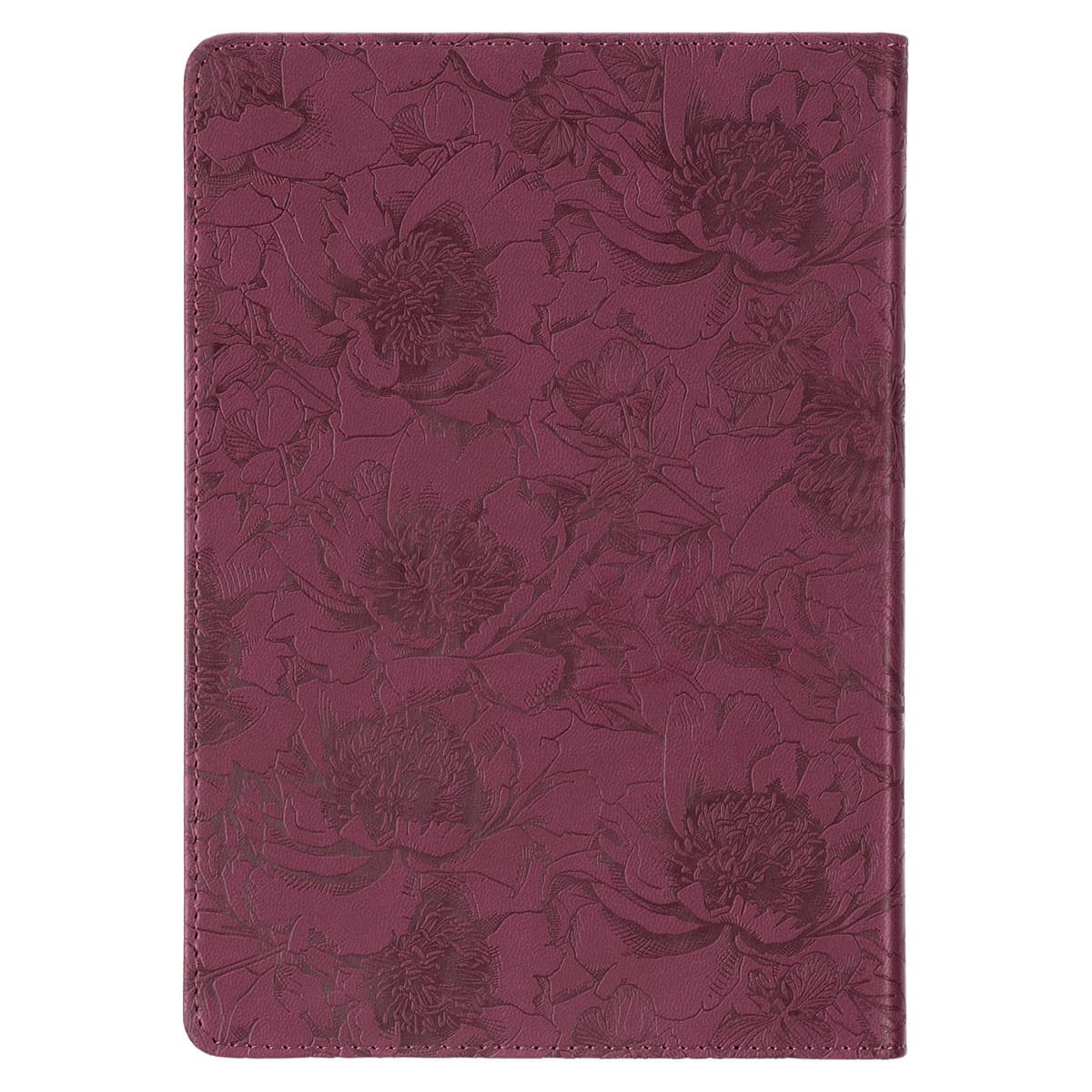 Walk by Faith - 2 Corinthians 5:7 Floral Berry Faux Leather Classic Journal, picture 2