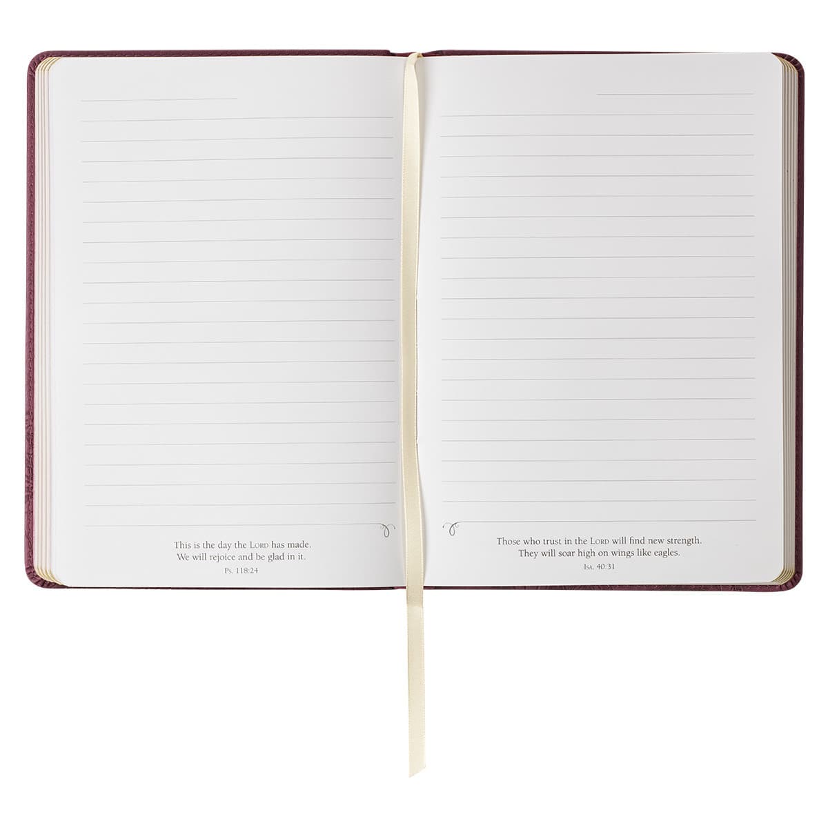 Walk by Faith - 2 Corinthians 5:7 Floral Berry Faux Leather Classic Journal, picture 4