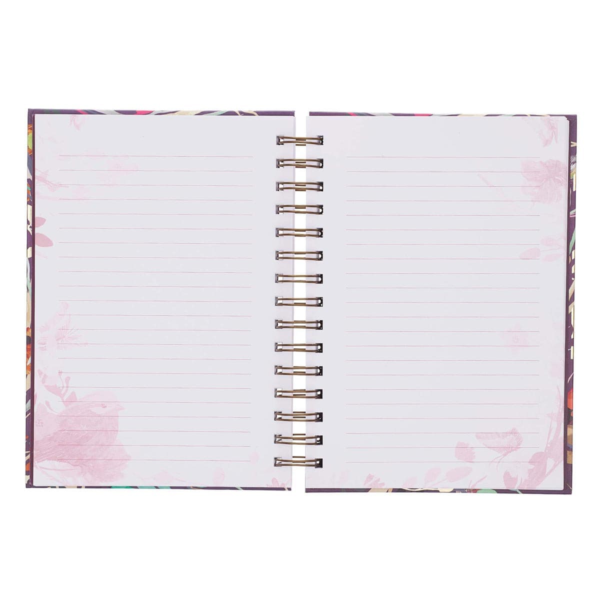 Blessed Is She Large Wirebound Journal in Eggplant, picture 4