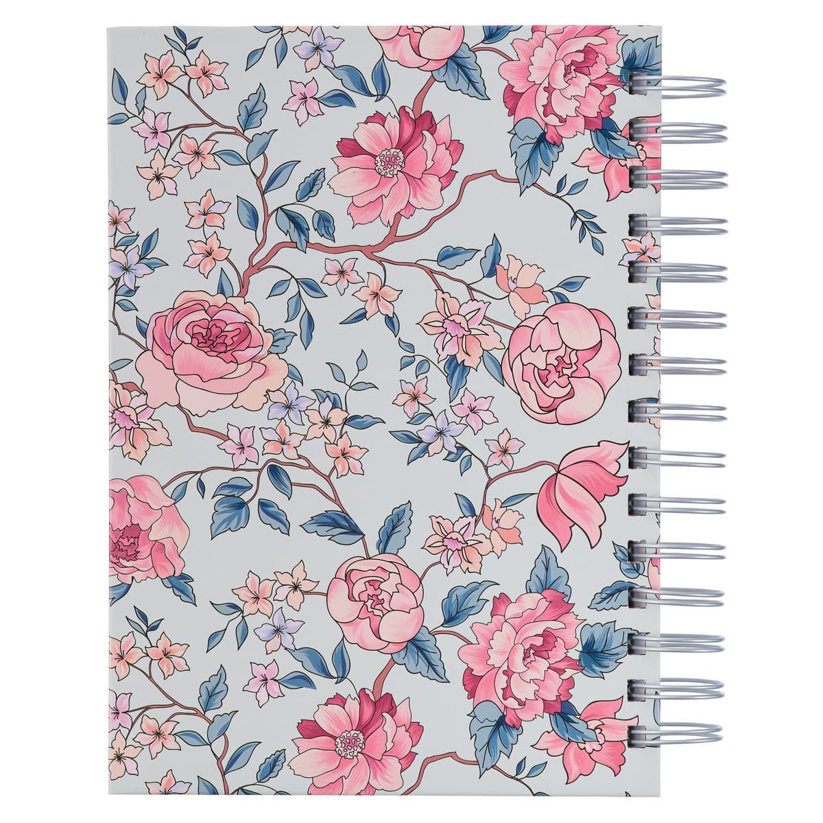 More Precious Than Rubies - Proverbs 5:13 Pink Floral Wirebound Journal, picture 2
