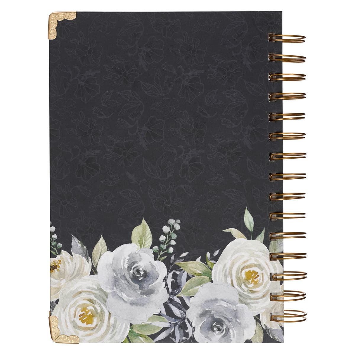 Strength & Dignity - Proverbs 31:25 Indigo Rose Large Wirebound Journal, picture 2