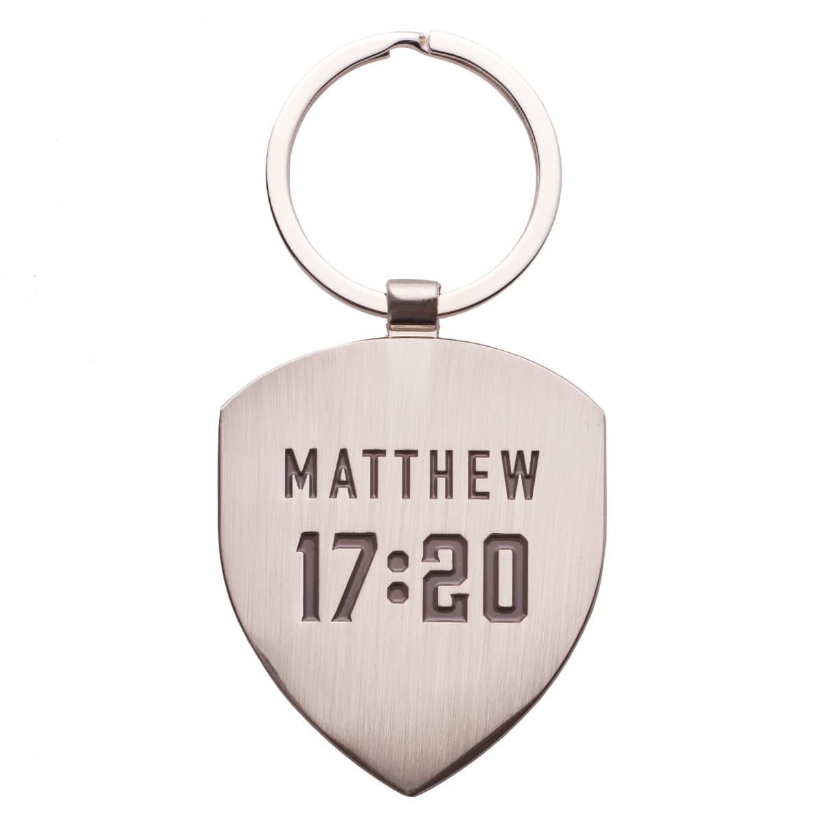 Faith - Matthew 17:20 Mountain Vista Metal Key Ring, picture 2