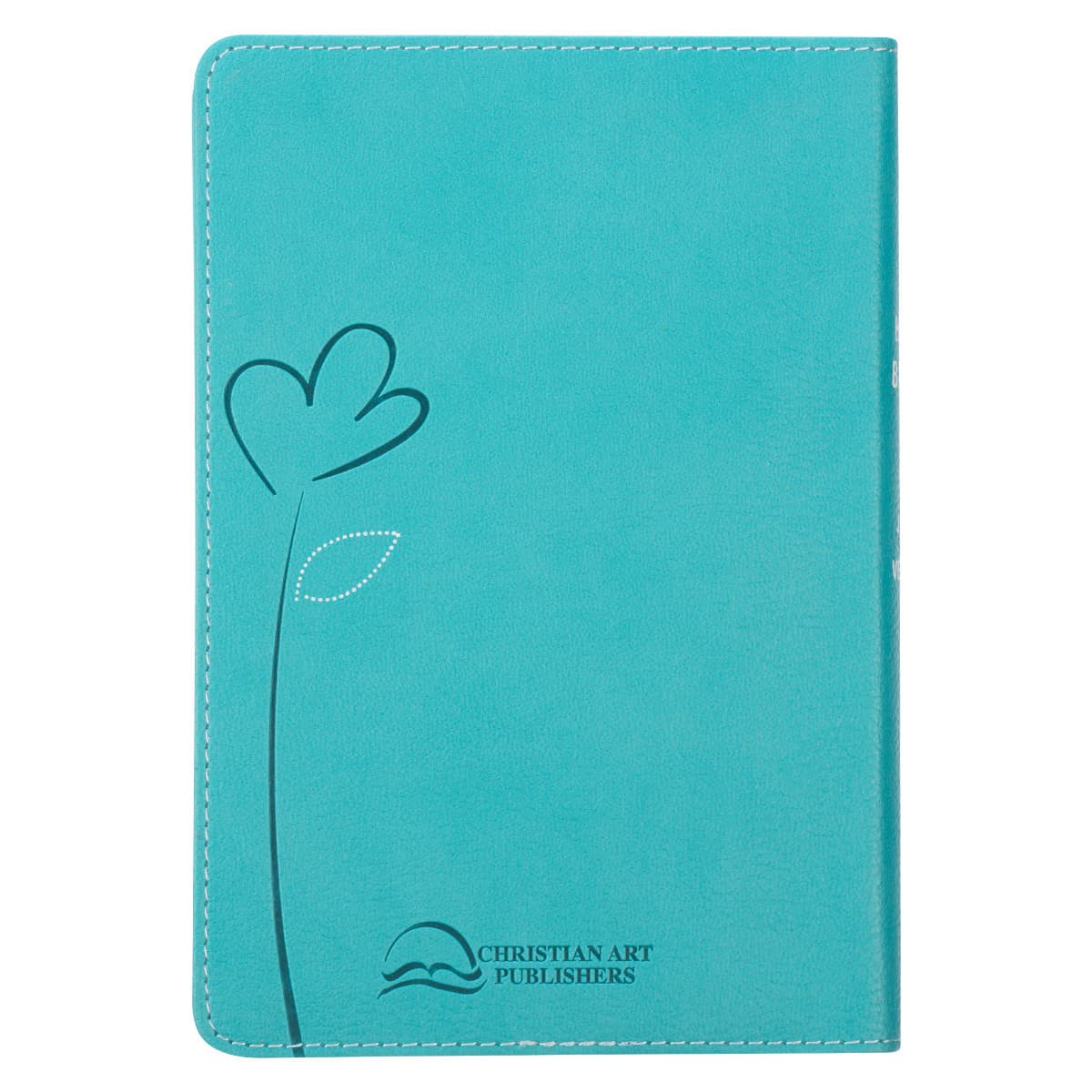 Turquoise Faux Leather Compact King James Version Bible, picture 2