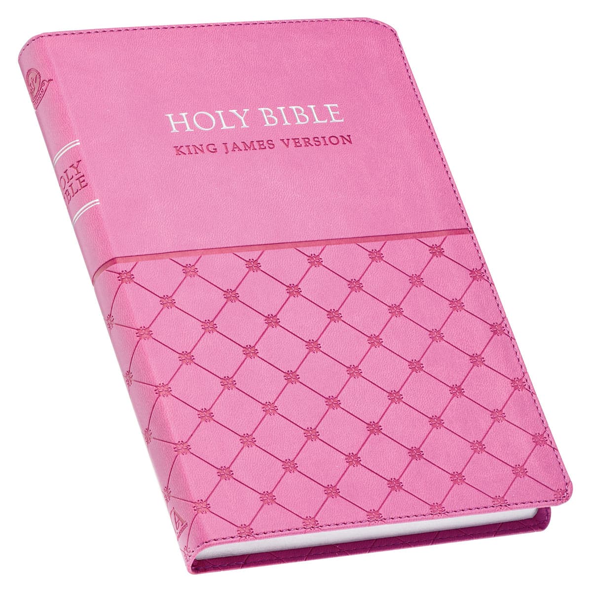 Pink Faux Leather King James Version Gift Edition Bible, picture 3