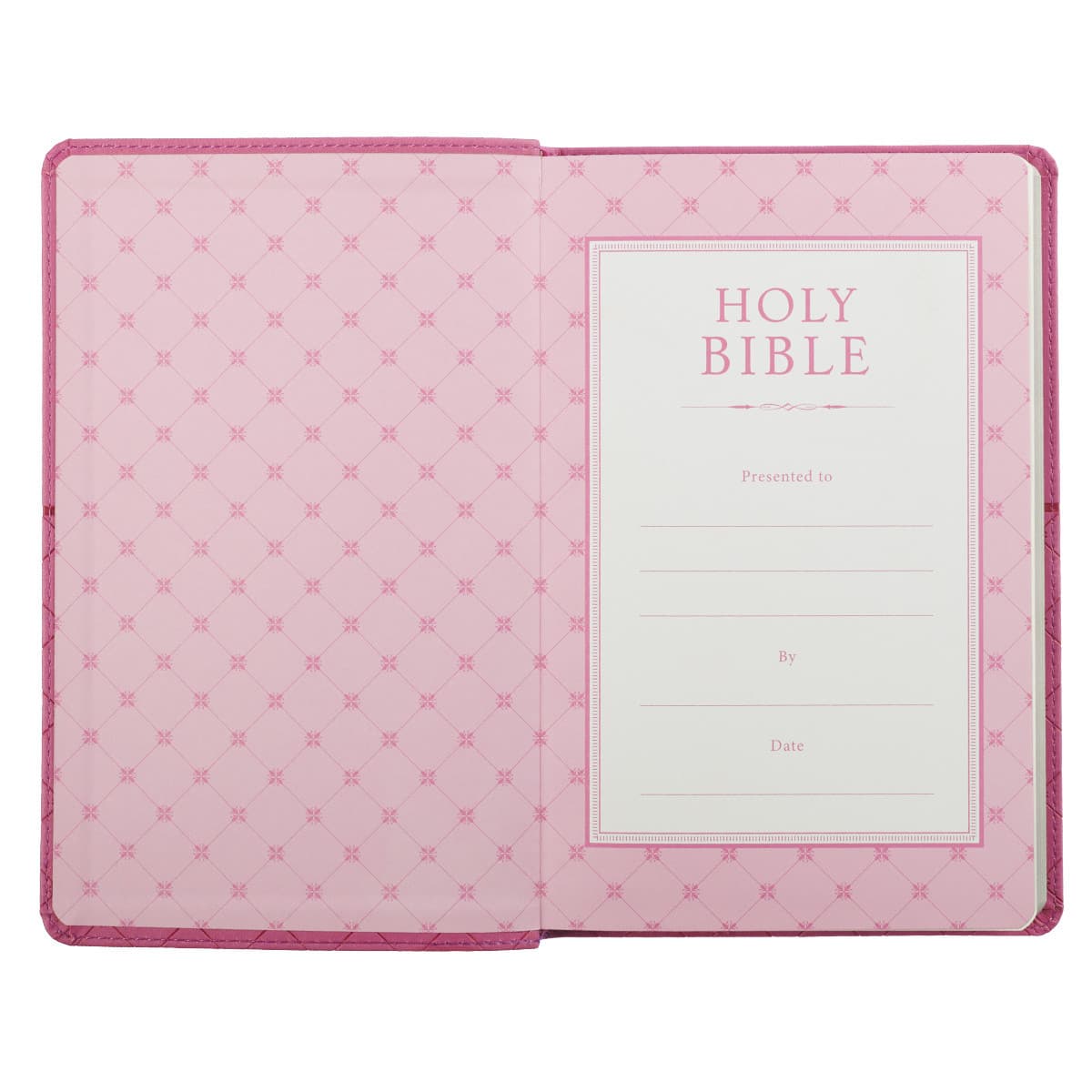 Pink Faux Leather King James Version Gift Edition Bible, picture 4