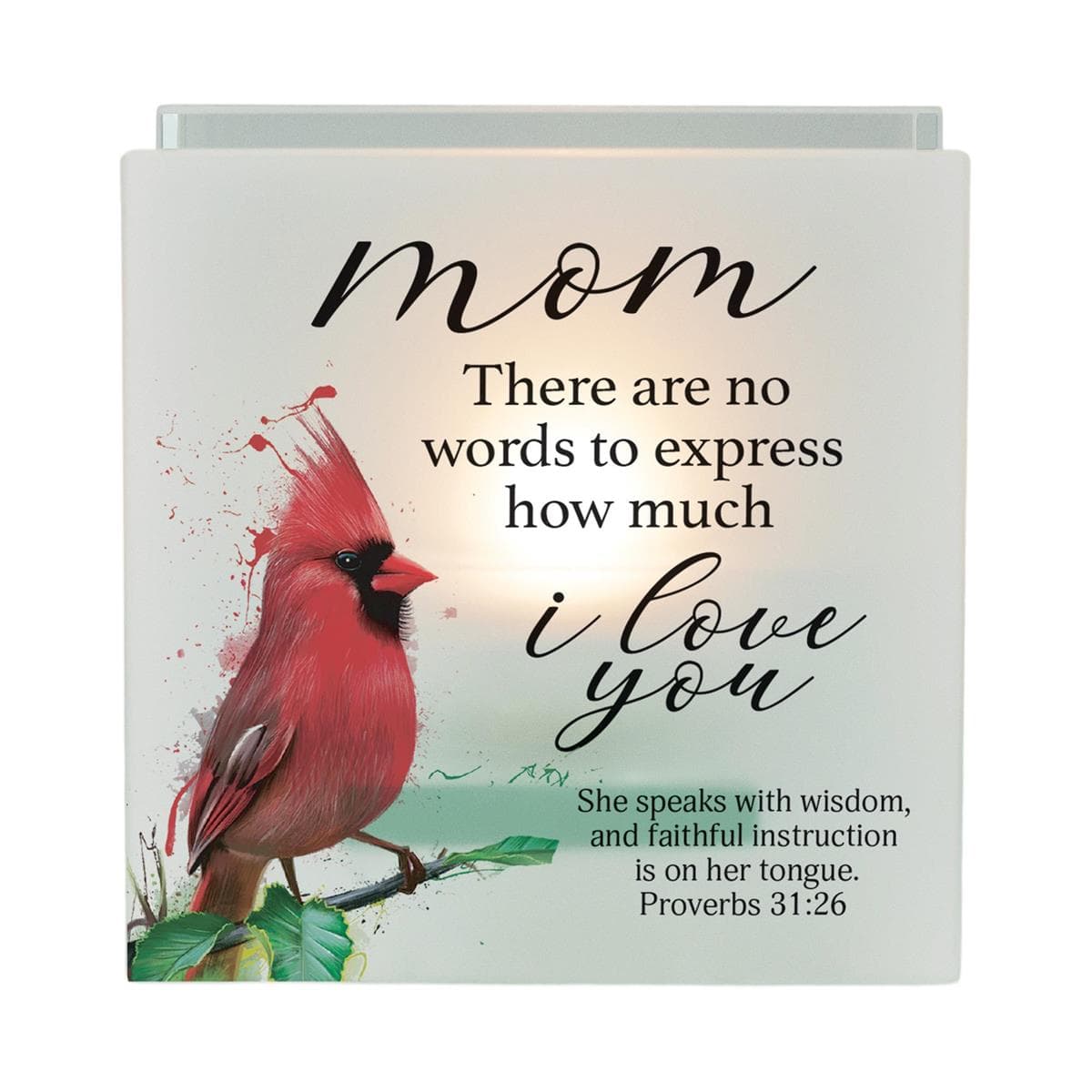 MOM THERE ARE NO WORDS SQUARE TEALIGHT, picture 2