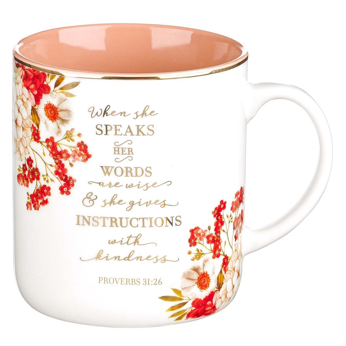 When She Speaks - Proverbs 31:26 Ceramic Coffee Mug