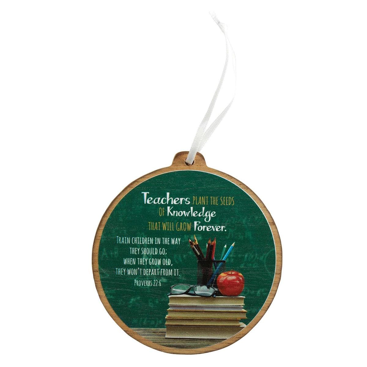 TEACHER PLANT THE SEED MDF 4IN ORNAMENT