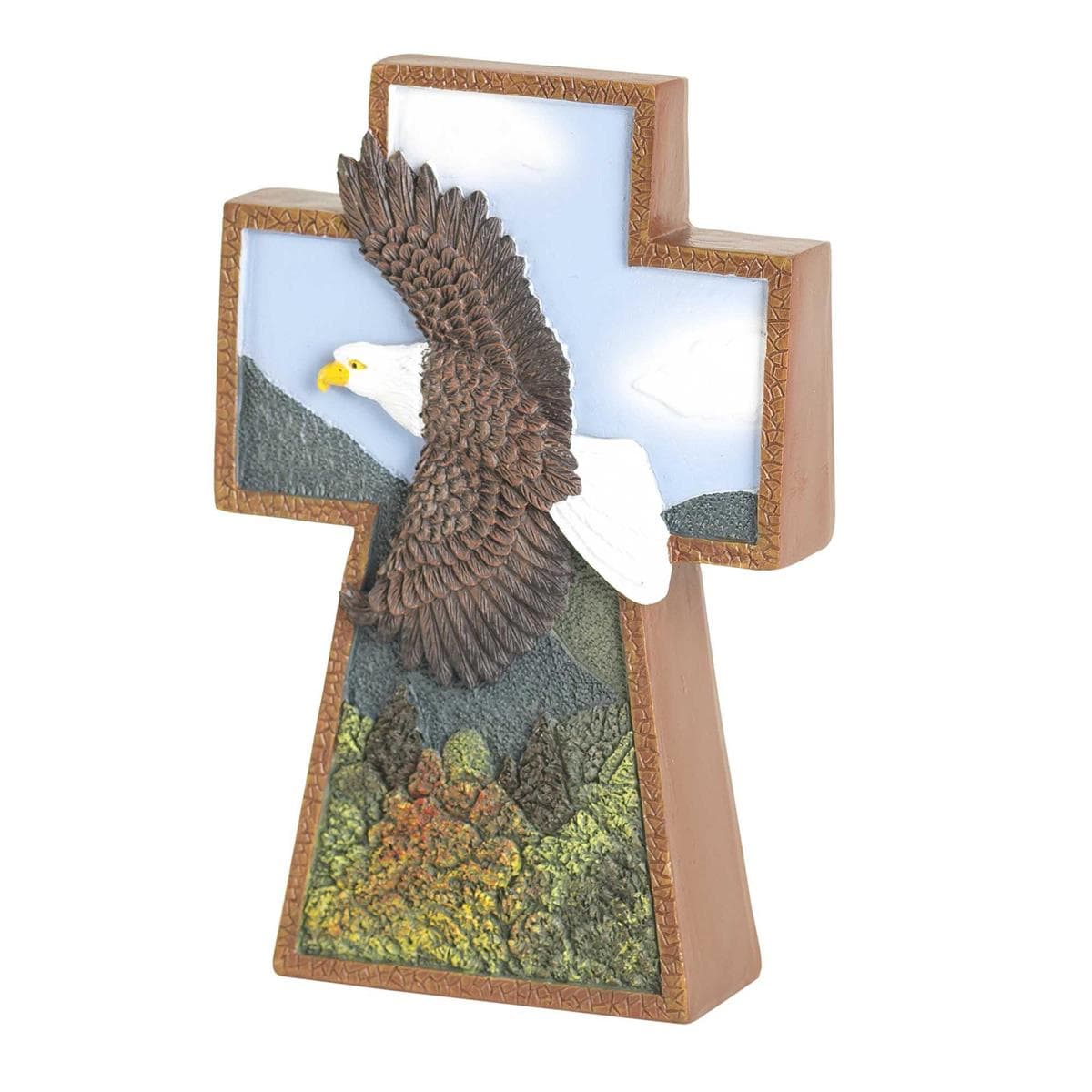 EAGLE ISAIAH 40:31 TABLETOP CROSS