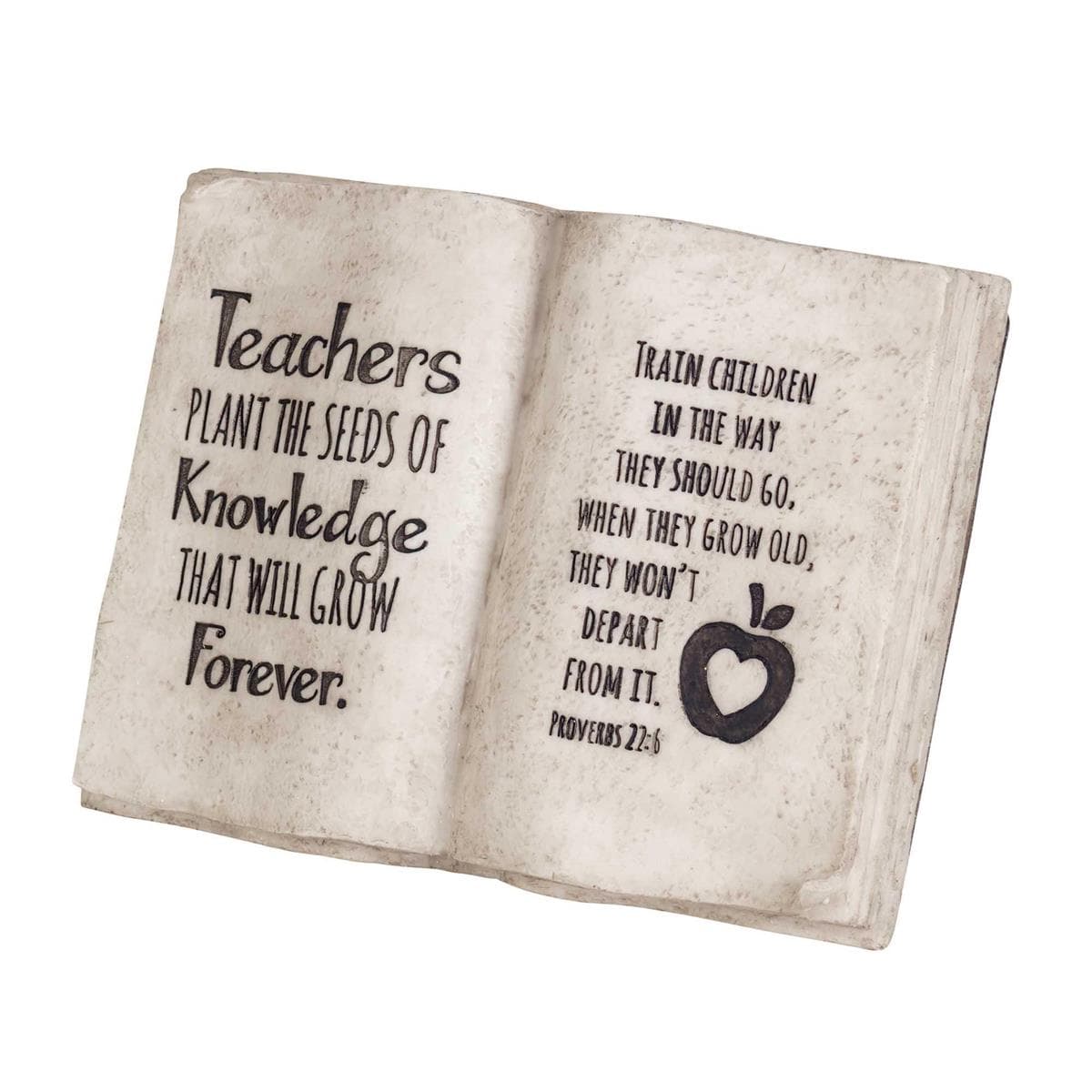 TEACHERS BOOK SHAPE TABLETOP PLAQUE