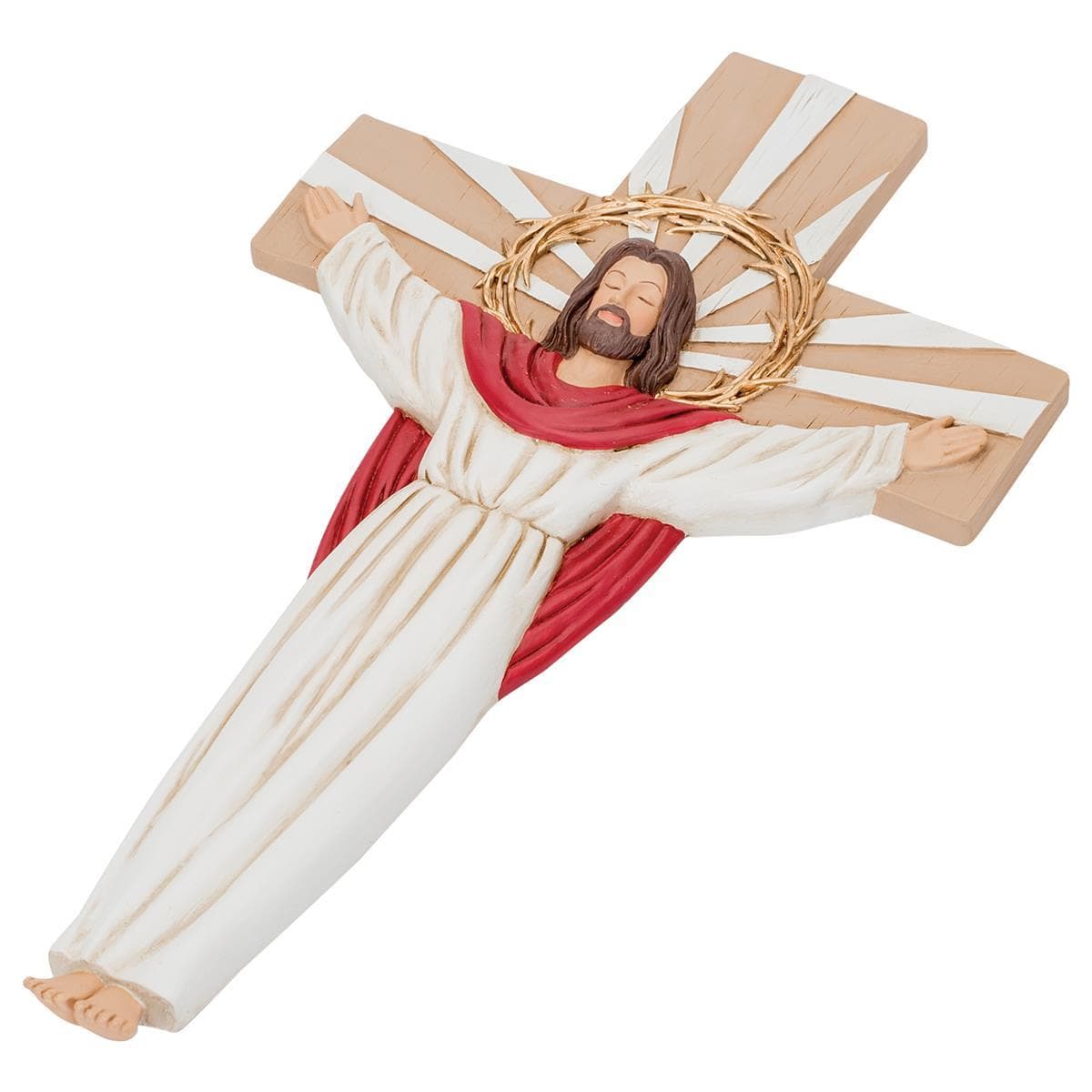 ASCENDING RESIN 10.25" WALL CROSS, picture 2
