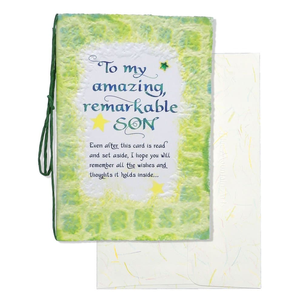 “To my amazing, remarkable Son”