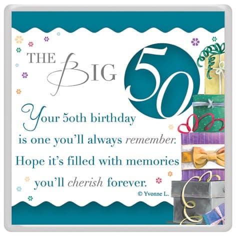 The Big 50 Fridge Magnet