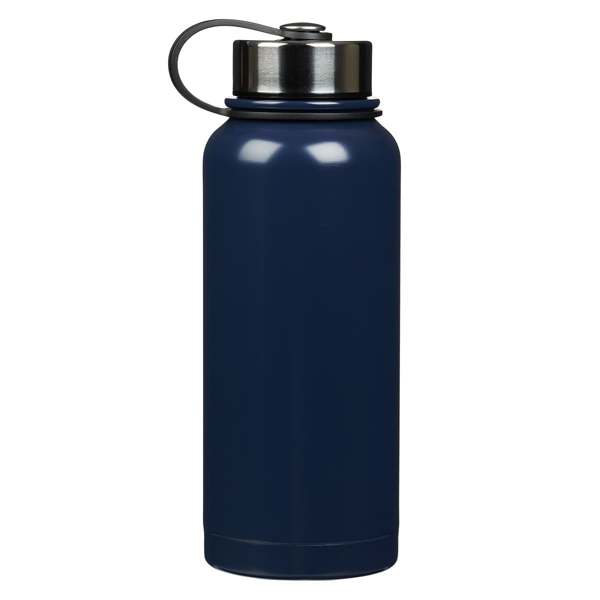 The Desire of Your Heart - Psalm 20:4 Navy Blue Stainless Steel Water Bottle, picture 2