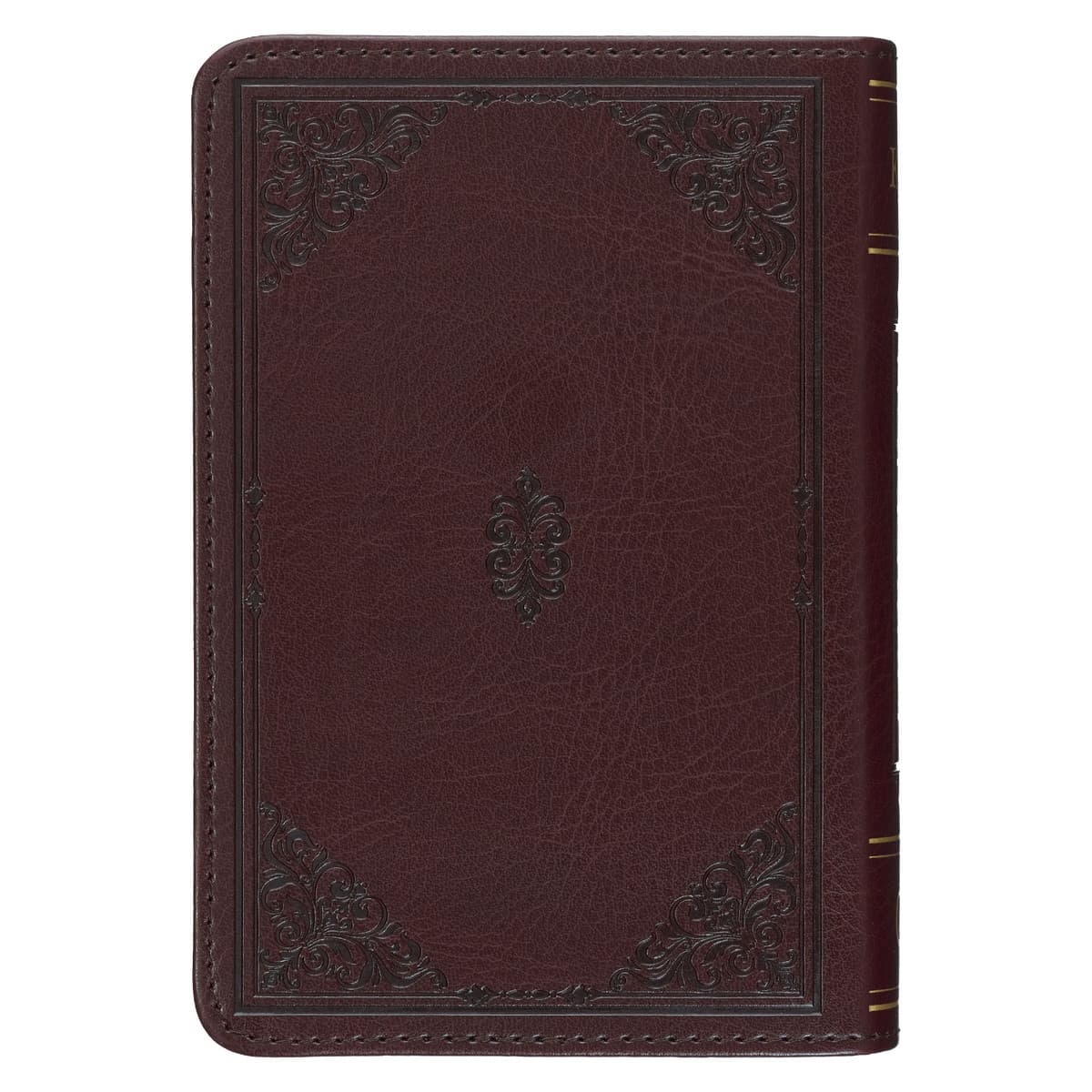 Burgundy Faux Leather King James Version Pocket Bible, picture 2