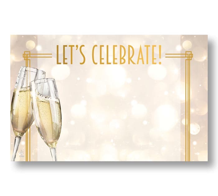 LET'S CELEBRATE GIFT TAG
