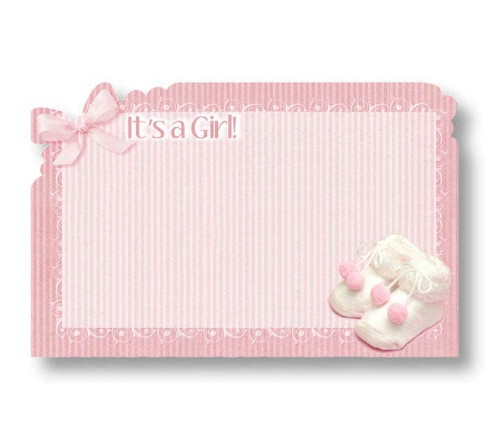 IT'S A GIRL GIFT TAG