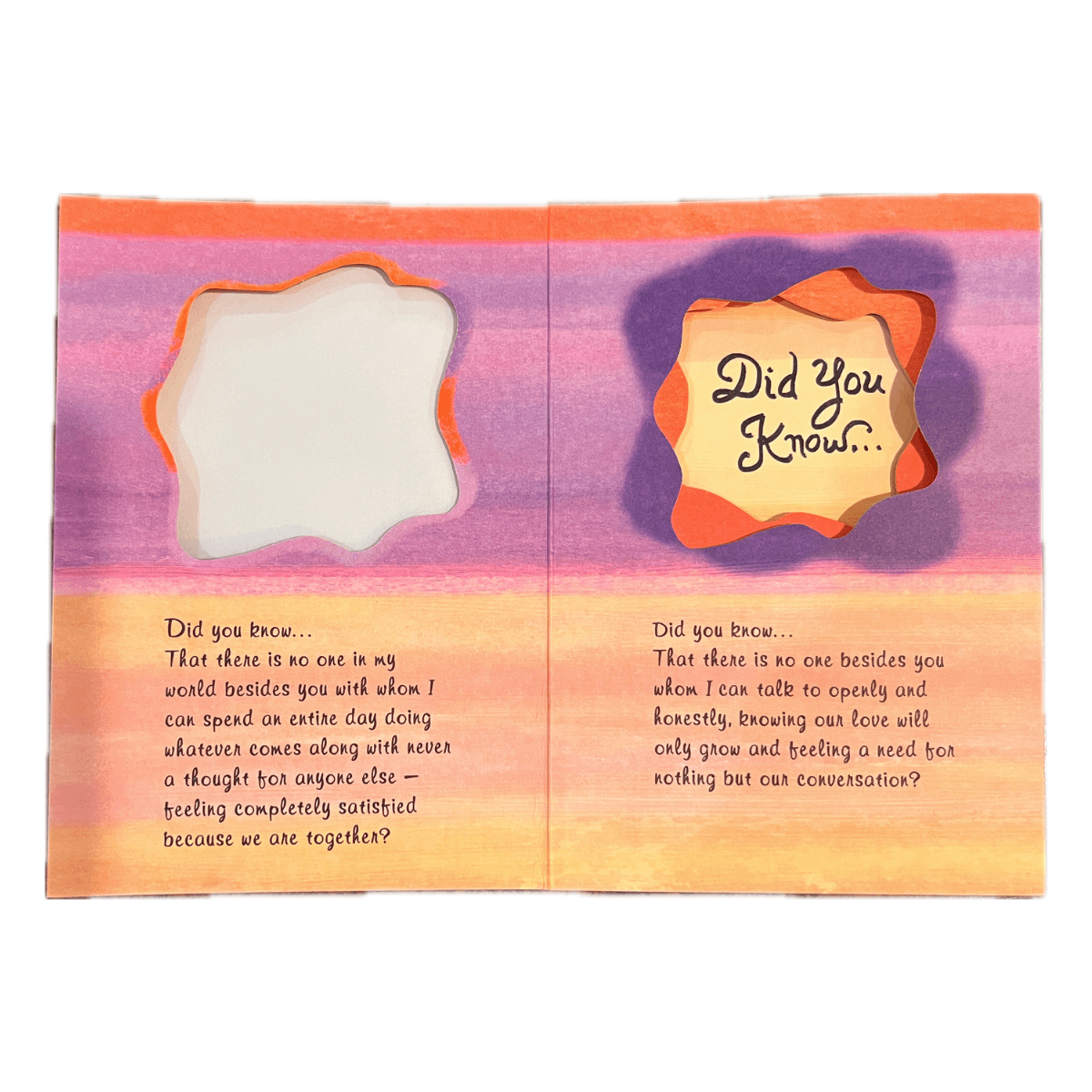 "For My Love, Did You Know...", picture 2