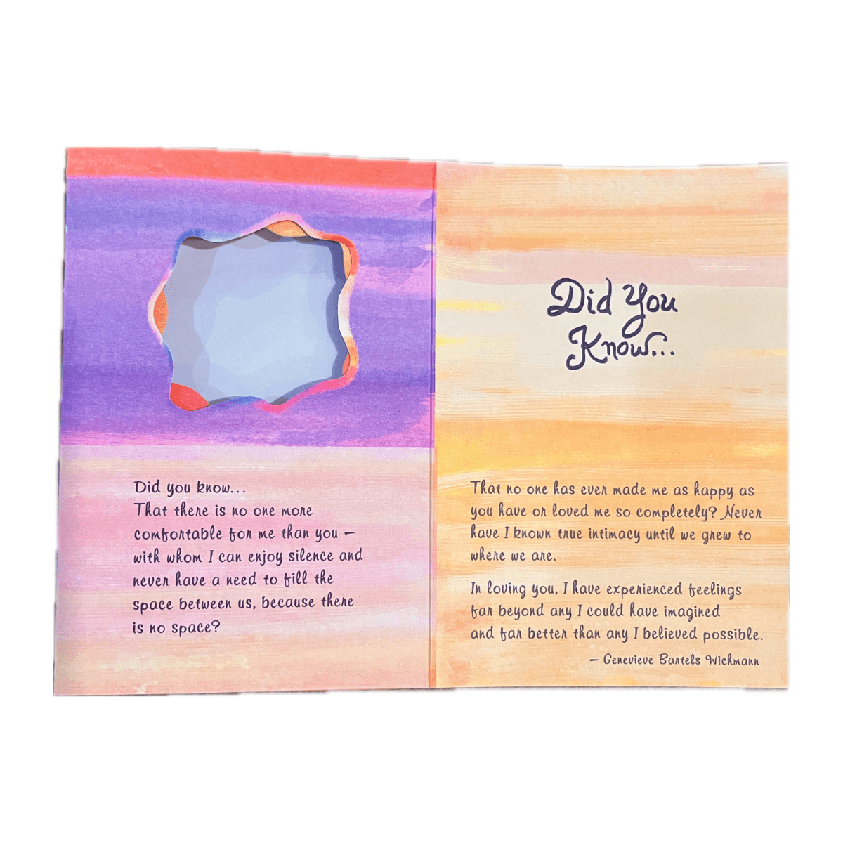 "For My Love, Did You Know...", picture 3