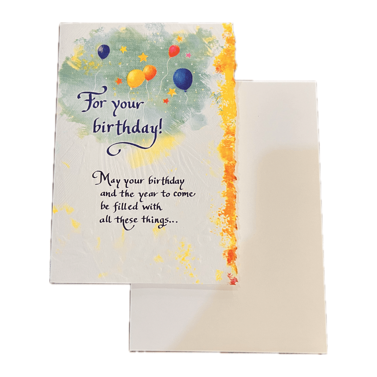 "For Your Birthday"