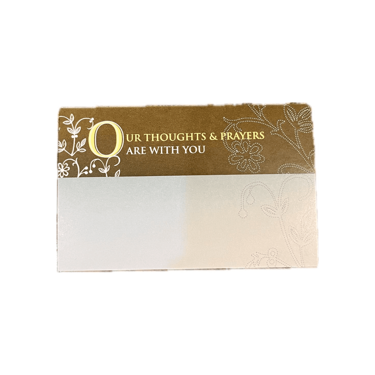 Our Thoughts & Prayers Gift Tag