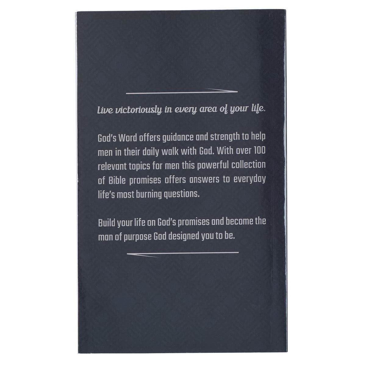 Promises from the Word for Men Indigo Blue Gift Book, picture 2