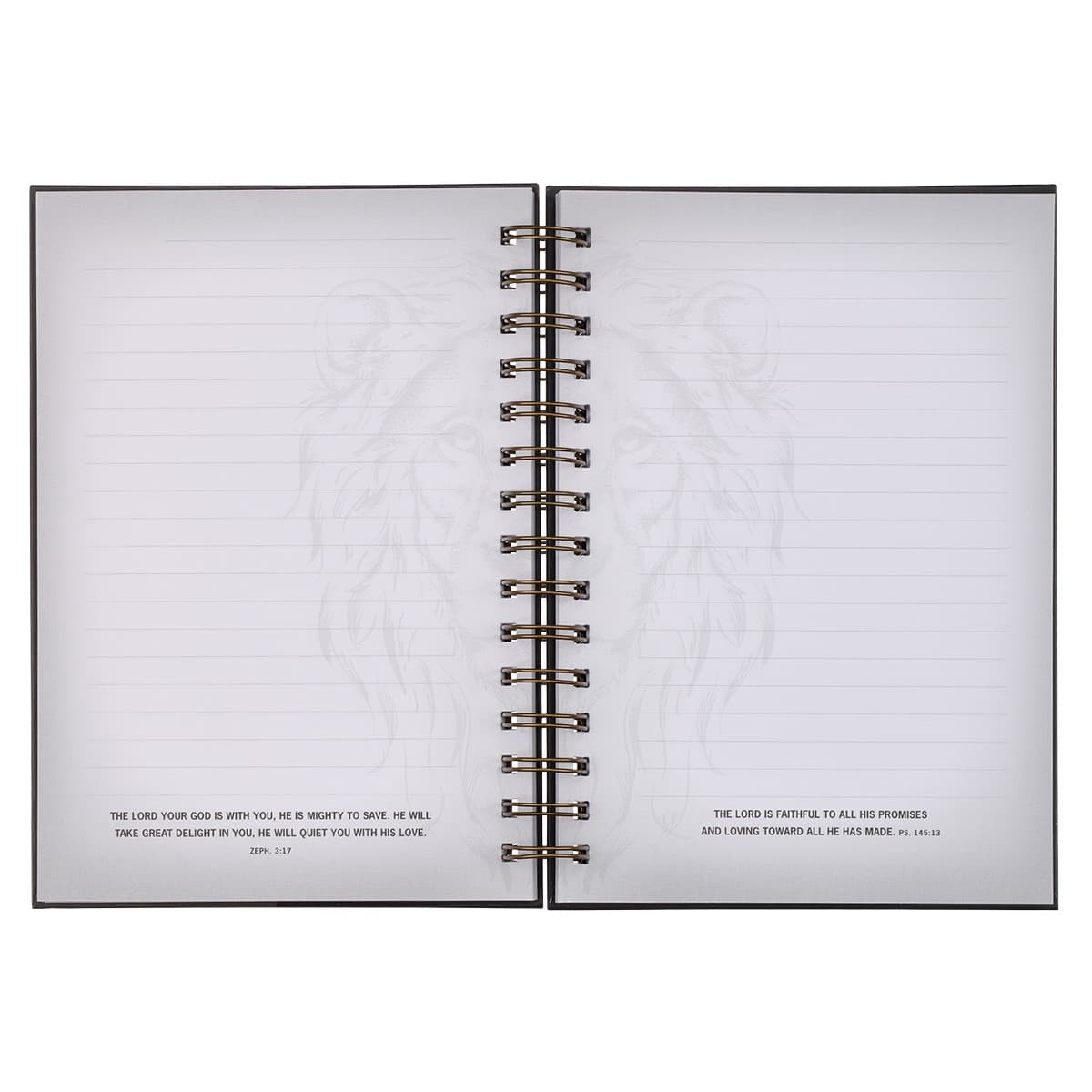 Strong - Joshua 1:9 Large Wirebound Journal, picture 4