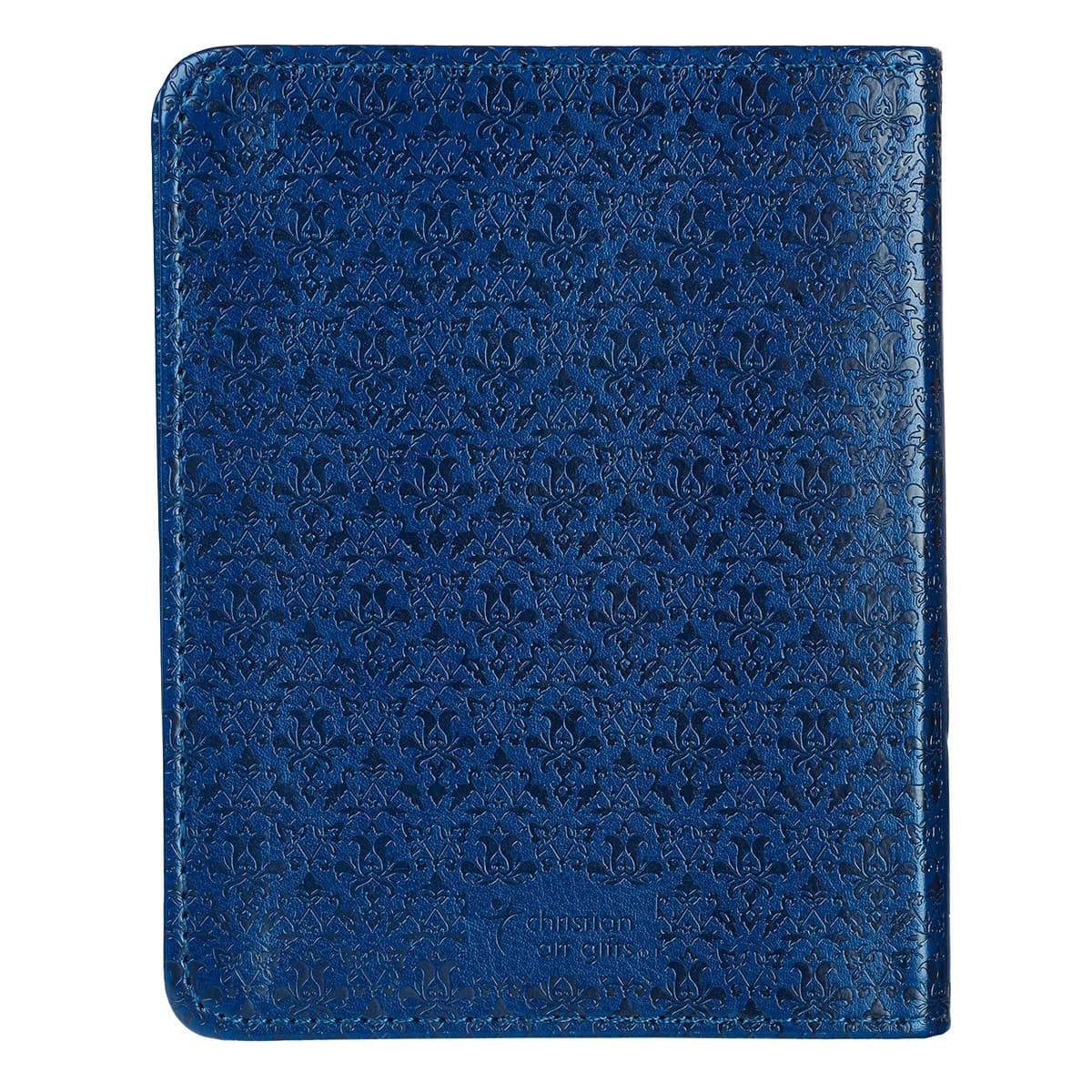 Faith's Checkbook Navy Blue Faux Leather One-Minute Devotions, picture 2