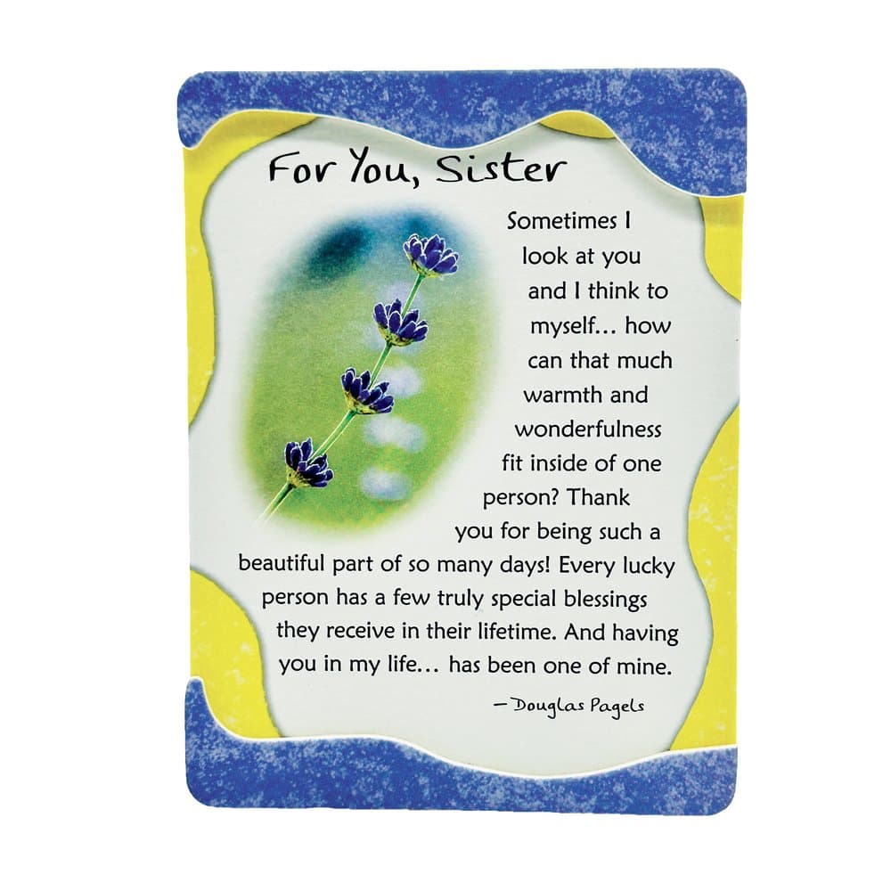 "For You, Sister" Magnet with Easel Back by Douglas Pagels