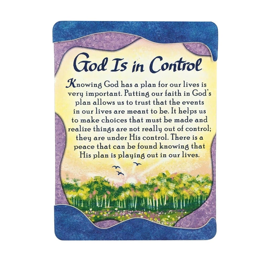 “God Is in Control” Magnet with Easel Back