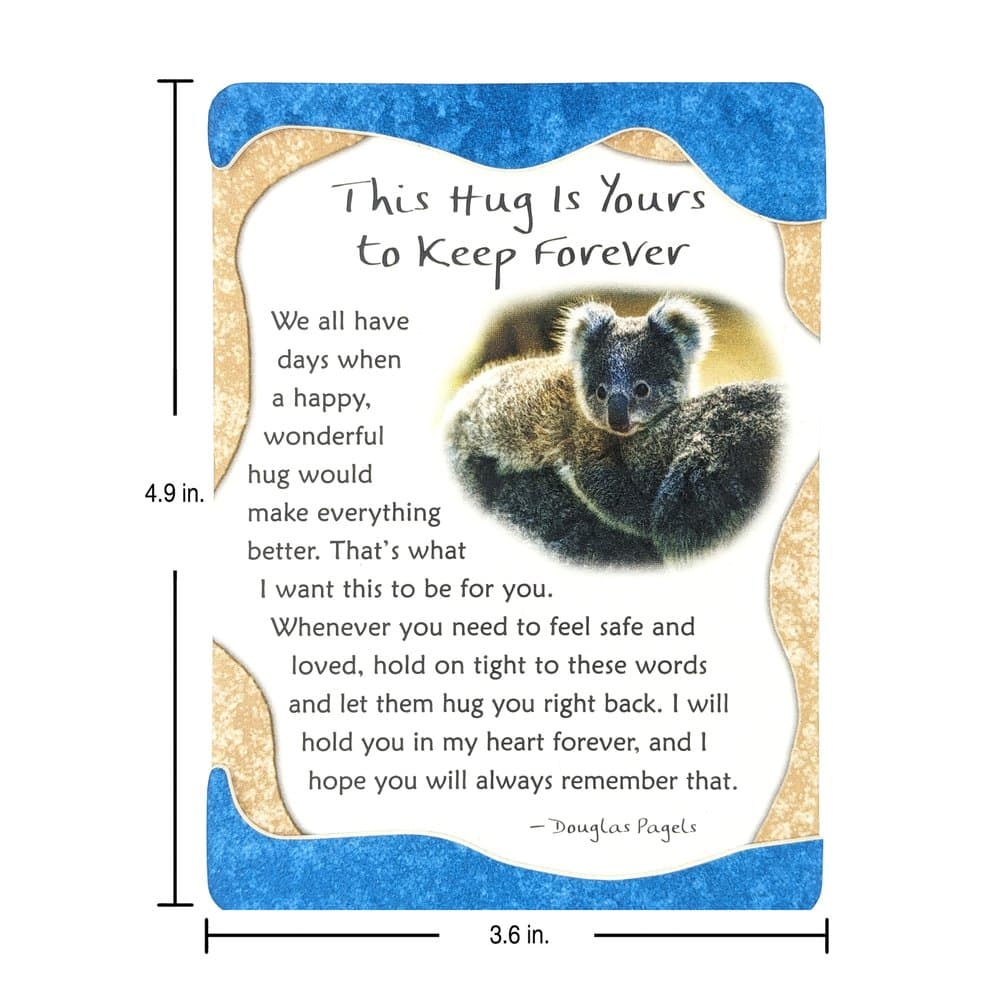 “This Hug Is Yours to Keep Forever” Magnet with Easel Back, picture 2