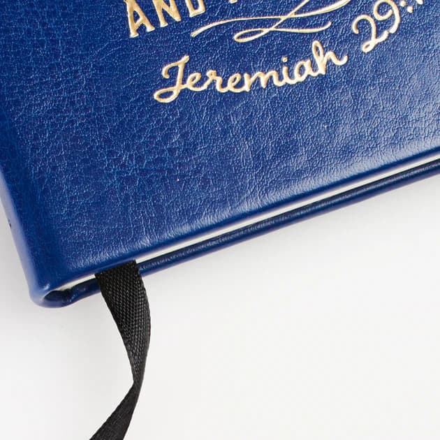 I Know The Plans Hardcover LuxLeather Notebook with Elastic Closure, picture 5