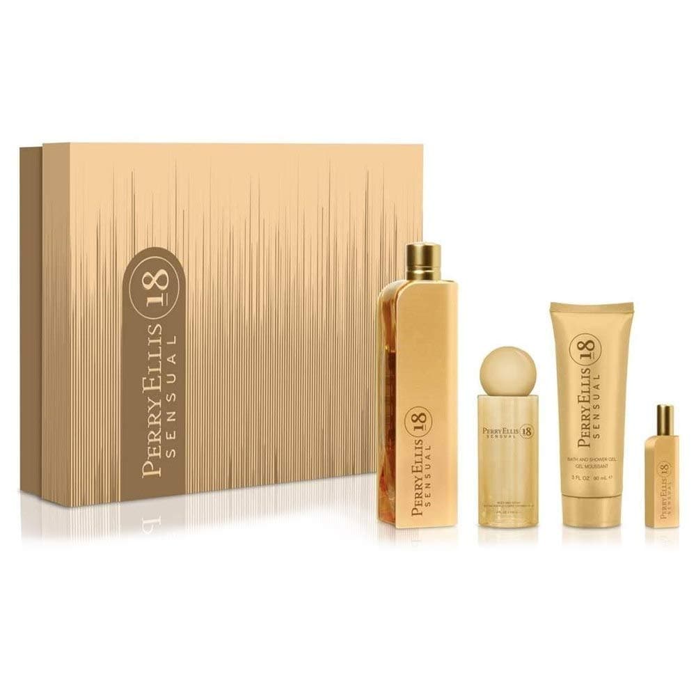 Perry Ellis Fragrance 18 Sensual 4-piece Gift Set