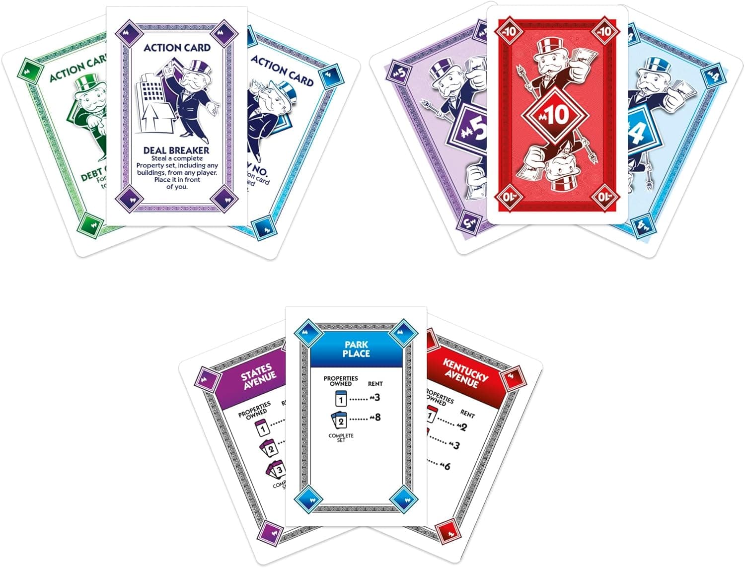 Hasbro Gaming Monopoly Deal Card Game, Quick-Playing Card Game for 2-5 Players, picture 4